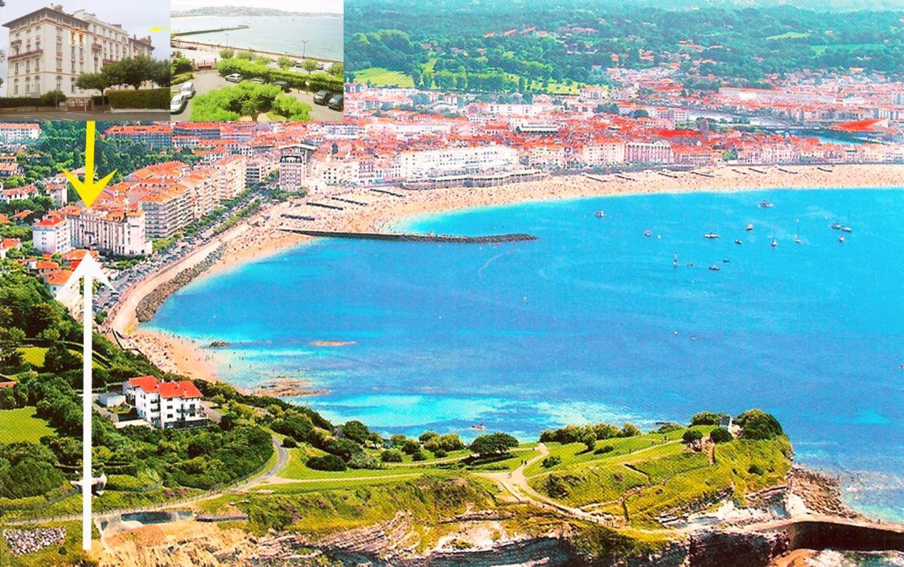 T2 A Pied De Plage Sur Ancien Hotel Chic, Samedi A Samedi Saint-Jean-de-Luz Luaran gambar