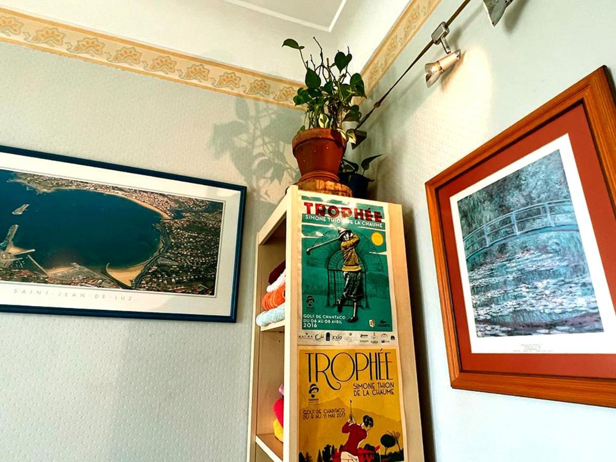 T2 A Pied De Plage Sur Ancien Hotel Chic, Samedi A Samedi Saint-Jean-de-Luz Luaran gambar
